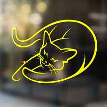 Lying Cat Universele Vinyl Decal Sticker_4