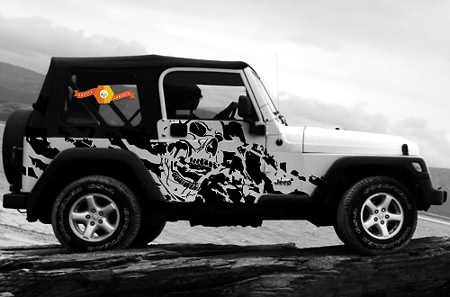 Jeep Wrangler (1999-2006) Custom Vinyl Wrap Kit - Nachtmerrie