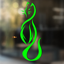Smooth Lines Stijl Kat Universele Vinyl Decal Sticker_3