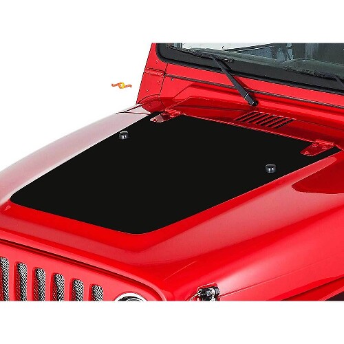 Blackout vinyl motordeksel sticker set voor Jeep Wrangler 1999-2006