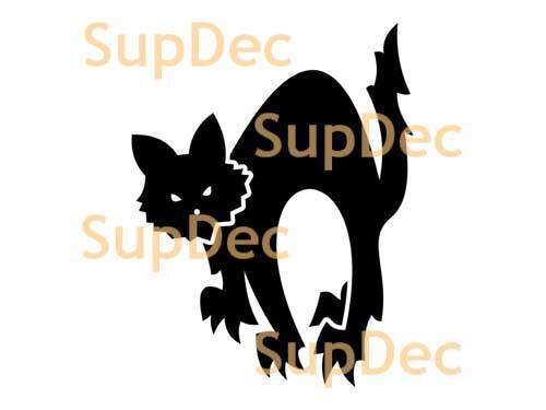 Katten Vinyl Kunst Muur Raam Badkamer Sticker Decal verwijderbaar #10
