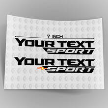 Sport Wrangler Jeep Decals Vinyl Stickers Rubicon past op alle 2018 modellen JL x2 3