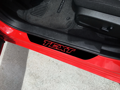 2X HEMI Challenger instaplijsten stickers stickers Dodge Mopar 2011 - 2018
