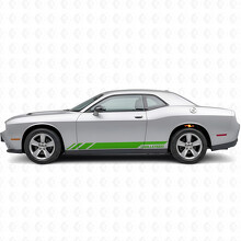 Racingstijl Strepen Zijvinyl Decal Sticker voor Dodge Challenger 2009-2018_3