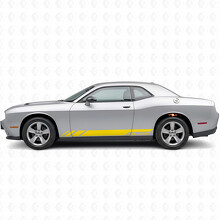Racingstijl Strepen Zijvinyl Decal Sticker voor Dodge Challenger 2009-2018_5