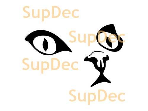 Katten Vinyl Kunst Muur Raam Badkamer Sticker Decal verwijderbaar #12
