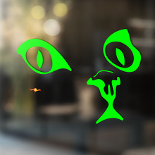 Kat Gezicht Universele Vinyl Decal Sticker_3
