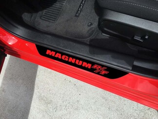 4X Dodge Magnum R/T vinyl instaplijsten stickers GRAFISCHE EMBLEEM LOGO