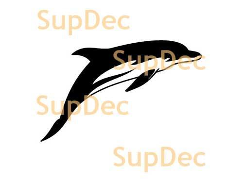 Dolfijn Vinyl Art Wall Window Badkamer Sticker Sticker #2
