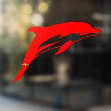 Dolfijn Silhouet Universele Vinyl Decal Sticker_2