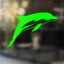 Dolfijn Silhouet Universele Vinyl Decal Sticker_3