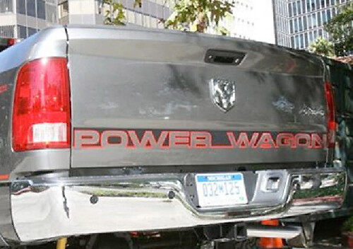  Power Wagon Achterklep Accent Vinyl Sticker voor Dodge Ram 1500