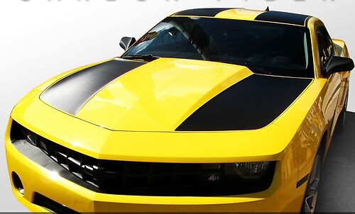 Chevy Camaro CF LOBSTER Koolstofvezel Rally Strepen 2010 2011 2012 2013 Stickerstickerset
