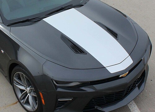 Solid Center Panel Motorkap Vinylsticker voor Chevrolet Camaro 2016-2018