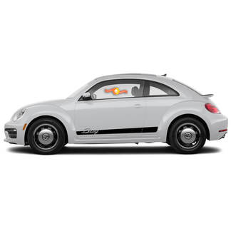 Volkswagen Beetle 2011-2018 Stripe Graphics Decals Bug porsche stijl