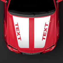 Blackout Custom Motorkap Strepen Vinyl Decal voor Chrysler 300C SRT-8 2005-2010_2