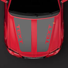 Blackout Custom Motorkap Strepen Vinyl Decal voor Chrysler 300C SRT-8 2005-2010_3