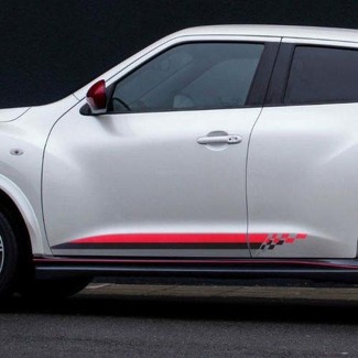 Nissan Juke-sticker rockerstrepen zijsticker deurpaneel