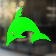 Duikende Dolfijn Silhouet Universele Vinyl Decal Sticker_3