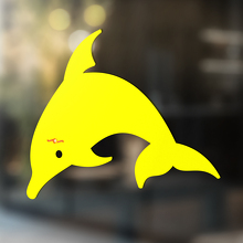 Duikende Dolfijn Silhouet Universele Vinyl Decal Sticker_4