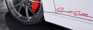 SPORT Edition Performance Sport Car Decal sticker embleem logo ROOD (Past op: HONDA