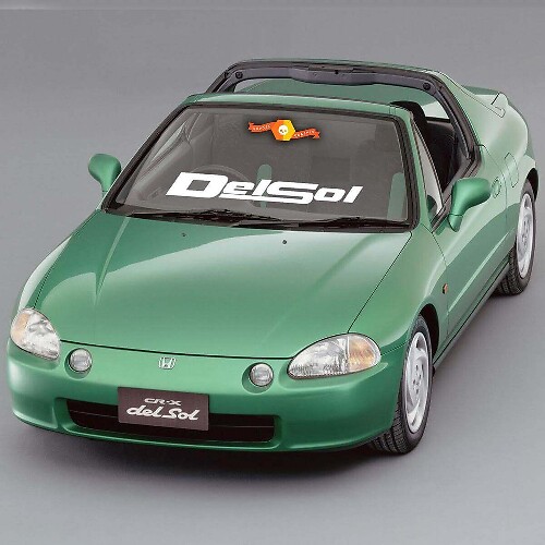 Del Sol Logo Voorruit Banner Vinyl Sticker voor Honda Del Sol