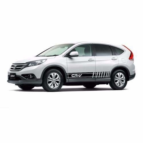 2X meerdere kleuren grafische strip Car Racing Vinyl Decal Sticker voor Honda CR-V