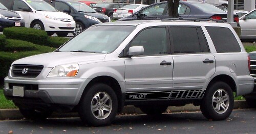 2X meerdere kleuren grafisch symbool Car Racing Vinyl Decal Sticker voor Honda Pilot