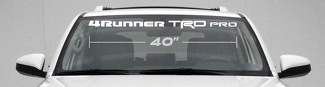 TOYOTA 4RUNNER TRD PRO WINDSCHERM STICKER 4x4 Suv Truck