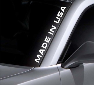 Made In USA Voorruit Sticker Vinyl Raamstickers Auto Sticker Past Ford Mustang