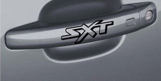SXT deurklink sticker sticker logo Dodge Hemi Charger SRT paar