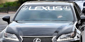Lexus voorruit sticker banner decal vinyl luxe Toyota raam grafische aangepaste