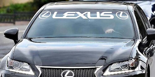 Voorruitbanner Vinyl Decal Sticker voor Lexus Voertuigen