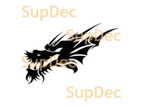 Dragon Vinyl Art Wall Window Badkamer Sticker Sticker #4
