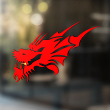 Dragon Head Tribal Style Universele Vinyl Decal Sticker_3