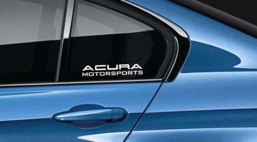 Acura Motorsports zijruit vinylsticker