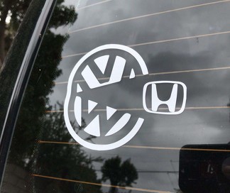 VW Pacman sticker sticker Volkswagen Mk2 Mk1 Mk3 Mk5 Mk4 Mk6 Mk7 Gti Jetta Golf