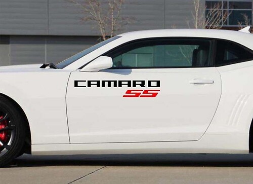 2X Chevrolet Camaro SS vinyl deuren logo's sticker stickers graphics 2011-2018
