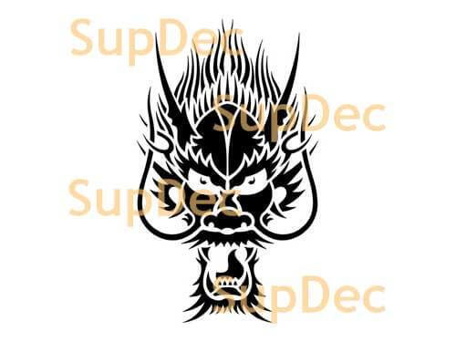 Draken Vinyl Kunst Muur Raam Badkamer Sticker Decal #5

