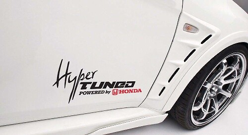 Hyper Tuned Powered by Honda Stijl Zij Vinyl Decal