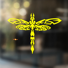 Dragonfly Tribal Style Universele Vinyl Decal Sticker_3