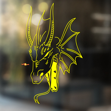Dragon Head Outline Kunst Universele Vinyl Sticker Decal_4