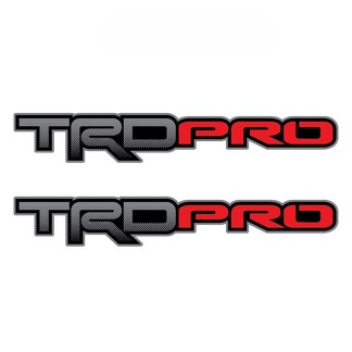 Set van 2: TRD PRO Toyota Tacoma Tundra pick-up truck bed full colour sticker
