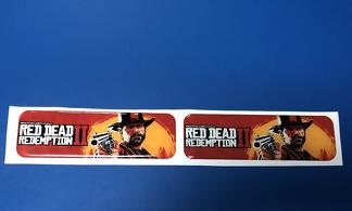 Koepelvormige emblemen Red Dead Redemption 2 emblemen Autofiets laptopstickers