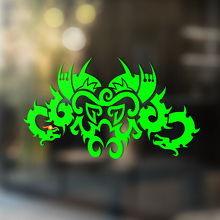 Twee Draken Abstract Ornament Universele Vinyl Decal Sticker_3