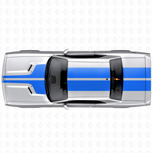 BlackTop Rally Style Volledig Kit Vinyl Decal Sticker voor Dodge Challenger 2008-2014_2