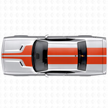 BlackTop Rally Style Volledig Kit Vinyl Decal Sticker voor Dodge Challenger 2008-2014_4