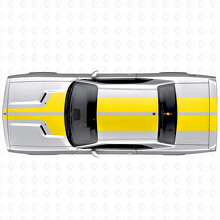 BlackTop Rally Style Volledig Kit Vinyl Decal Sticker voor Dodge Challenger 2008-2014_5