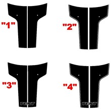 2008 - 2014 Dodge Challenger 10-delige Rally Streepsticker-stickerset
 2