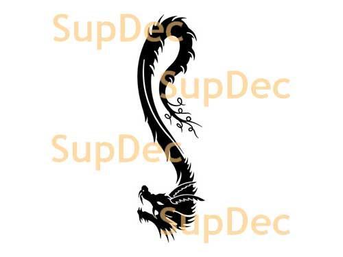 Dragon Vinyl Art Wall Window Badkamer Sticker Sticker #10
